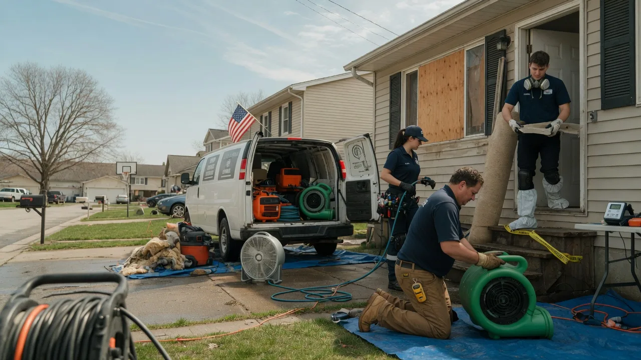 Water Damage Restoration in Blue Earth, MN near me